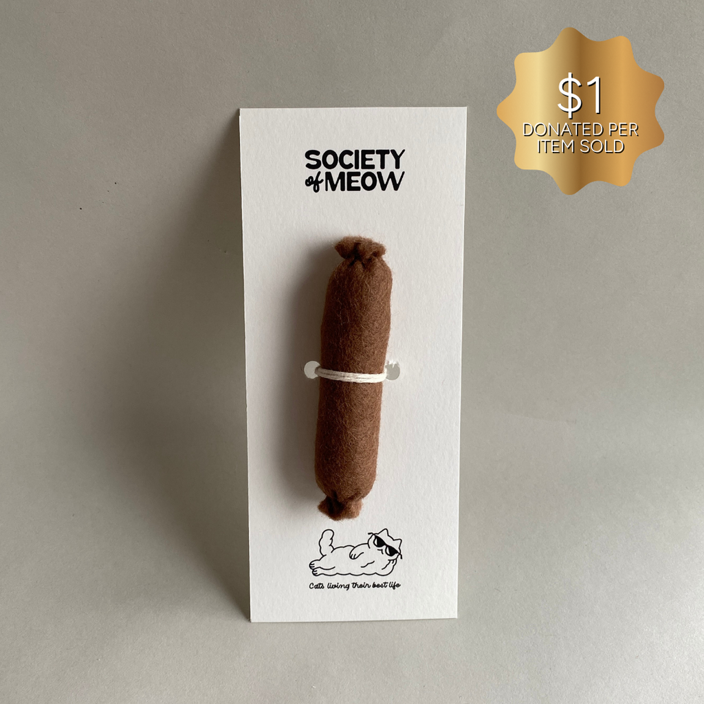 Breakfast Sausage Cat Toy