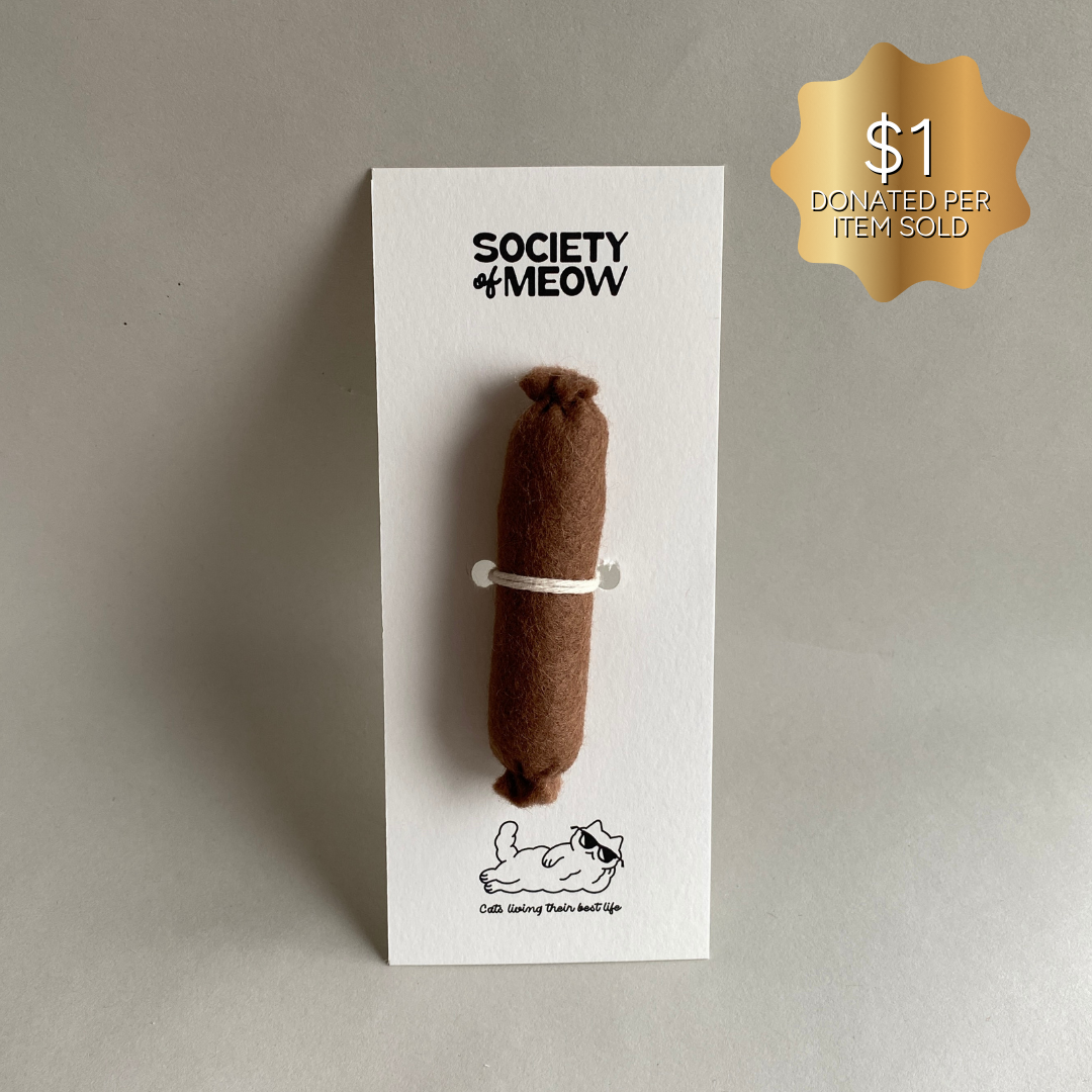 Breakfast Sausage Cat Toy